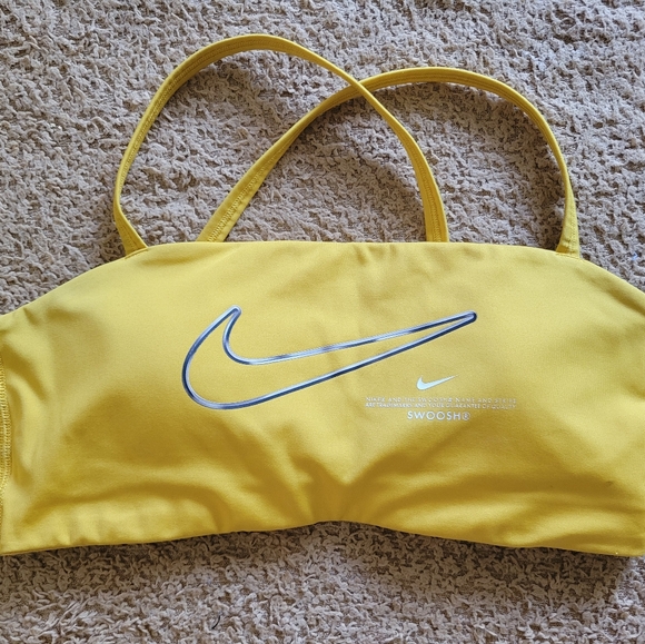 Yellow Nike Sports Bra - Picture 2 of 5